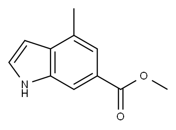 1H-Indole-6-carboxylic acid, 4-Methyl-, Methyl ester|1H-Indole-6-carboxylic acid, 4-Methyl-, Methyl ester
