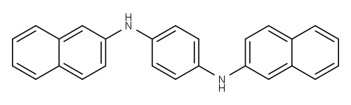N,N'-Di-2-naphthyl-p-phenylenediamine Struktur