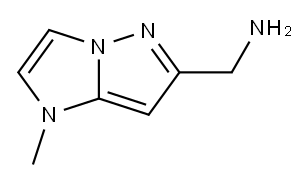1H-Imidazo[1,2-b]pyrazole-6-methanamine,  1-methyl-|