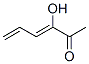 3,5-Hexadien-2-one, 3-hydroxy- (9CI) Structure