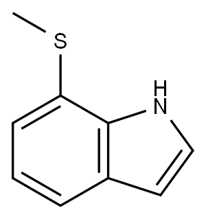 1H-Indole, 7-(Methylthio)-|7-(甲巯基)-1H-吲哚