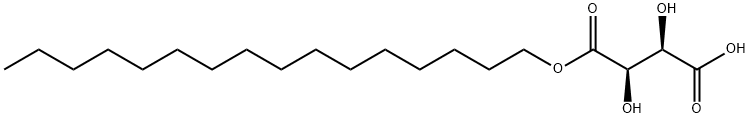 hexadecyl hydrogen [R-(R*,R*)]-tartrate 结构式