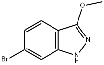6-溴-3-甲氧基-1H-吲唑, 938062-38-5, 结构式