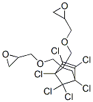 2,2'-[(1,4,5,6,7,7-hexachlorobicyclo[2.2.1]hept-5-en-2-ylidene)bis(methyleneoxymethylene)]bisoxirane|