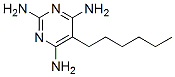 5-hexylpyrimidine-2,4,6-triamine Structure