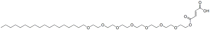 (3,6,9,12,15,18,21-heptoxanonatriacontyl) hydrogen but-2-ene-1,4-dioate Structure