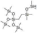 1,1,5,5,5-hexamethyl-3-[2-(1,1,3,3-tetramethyldisiloxanyl)ethyl]-3-[(trimethylsilyl)oxy]trisiloxane Structure