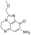 9H-Imidazo[1,5,4-de]quinoxalin-9-one,  8-amino-4,5-dihydro-2-(methoxymethyl)-|
