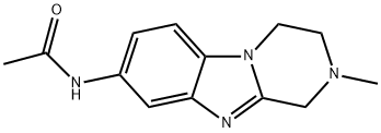 Acetamide,  N-(1,2,3,4-tetrahydro-2-methylpyrazino[1,2-a]benzimidazol-8-yl)-|