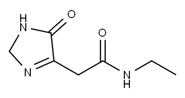 1H-Imidazole-4-acetamide,  N-ethyl-2,5-dihydro-5-oxo-|