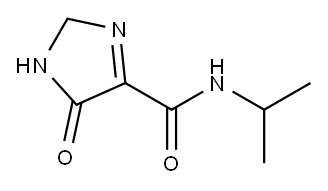 1H-Imidazole-4-carboxamide,  2,5-dihydro-N-(1-methylethyl)-5-oxo- Structure