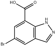 1H-Indazole-7-carboxylicacid,5-broMo-|5-溴-7-羧基-1H-吲唑