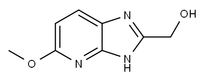 3H-Imidazo[4,5-b]pyridine-2-methanol,  5-methoxy- Structure