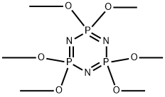 HEXAMETHOXYPHOSPHAZINE Structure