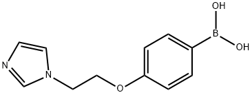 4-(2-(1H-Imidazol-1-yl)ethoxy)phenylboronic acid Structure