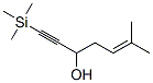 5-Hepten-1-yn-3-ol,  6-methyl-1-(trimethylsilyl)- Structure