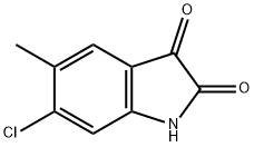 6-CHLORO-5-METHYLISATIN Structure