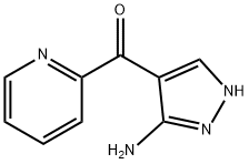 (3-氨基-1H-吡唑-4-基)-2-吡啶基-甲酮, 96219-90-8, 结构式