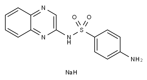 Sulfaquinoxaline sodium Structure