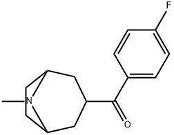 3-(4-fluorobenzoyl)tropane Structure