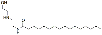 Hexadecanamide, N-[2-[(2-hydroxyethyl)amino]ethyl]-, 2-chloroethanol-quaternized|