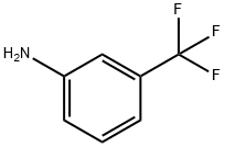 3-アミノベンゾトリフルオリド 化学構造式