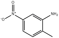 2-メチル-5-ニトロアニリン 化学構造式