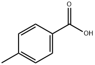p-トルイル酸 化学構造式