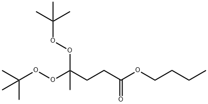 Butyl 4,4-bis(tert-butyldioxy)valerate Struktur