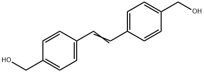 4,4'-(1,2-Ethenediyl)bis-benzenemethanol Struktur