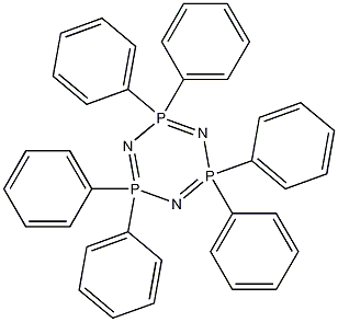 2,2,4,4,6,6-Hexahydro-2,2,4,4,6,6-hexaphenyl-1,3,5,2,4,6-triazatriphosphorine Structure