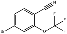 2-(Trifluoromethoxy)-4-bromobenzonitrile Struktur