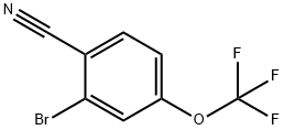 2-Bromo-4-(Trifluoromethoxy)benzonitrile Struktur