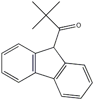 1-(9H-Fluoren-9-yl)-2,2-dimethyl-propan-1-one Structure