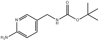 (6-amino-pyridin-3-ylmethyl)-carbamic acid tert-butyl ester Structure
