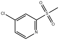 4-Chloro-2-(methylsulfonyl)pyridine Struktur