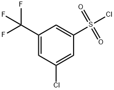3-氯-5-三氟甲基苯磺酰氯, 875167-01-4, 结构式