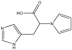 1H-imidazole-5-propanoic acid, alpha-1H-pyrrol-1-yl- Structure