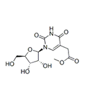 5-Pyrimidineacetic acid, 1,2,3,4-tetrahydro-2,4-dioxo-1-beta-D-ribofur anosyl-, methyl ester pictures