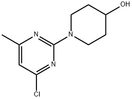 1-(4-Chloro-6-methyl-pyrimidin-2-yl)-piperidin-4-ol|1-(4-氯-6-甲基-嘧啶-2-基)-哌啶-4-醇