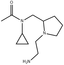 N-[1-(2-AMino-ethyl)-pyrrolidin-2-ylMethyl]-N-cyclopropyl-acetaMide Struktur