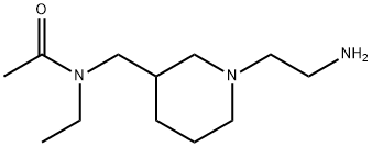 N-[1-(2-AMino-ethyl)-piperidin-3-ylMethyl]-N-ethyl-acetaMide Struktur