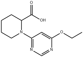 1-(6-Ethoxy-pyriMidin-4-yl)-piperidine-2-carboxylic acid Structure