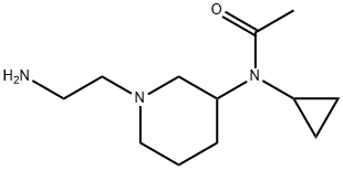 N-[1-(2-AMino-ethyl)-piperidin-3-yl]-N-cyclopropyl-acetaMide Struktur
