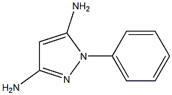 1-phenyl-1H-pyrazole-3,5-diaMine Structure