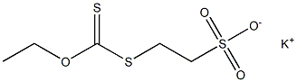 2-[(EthoxythioxoMethyl)thio]-ethanesulfonic Acid PotassiuM Salt Struktur