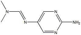 N'-(2-Amino-pyrimidin-5-yl)-N,N-dimethyl-formamidine Struktur