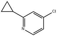 4-chloro-2-cyclopropylpyridine Struktur
