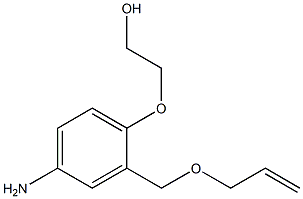2-(2-(allyloxyMethyl)-4-aMinophenoxy)ethanol Struktur