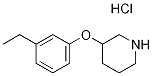 3-(3-ETHYLPHENOXY)PIPERIDINE HYDROCHLORIDE, , 结构式
